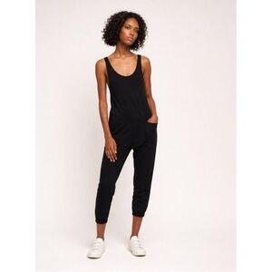 Fordays Black Sleeveless Jumpsuit Organic Cotton Women’s Large